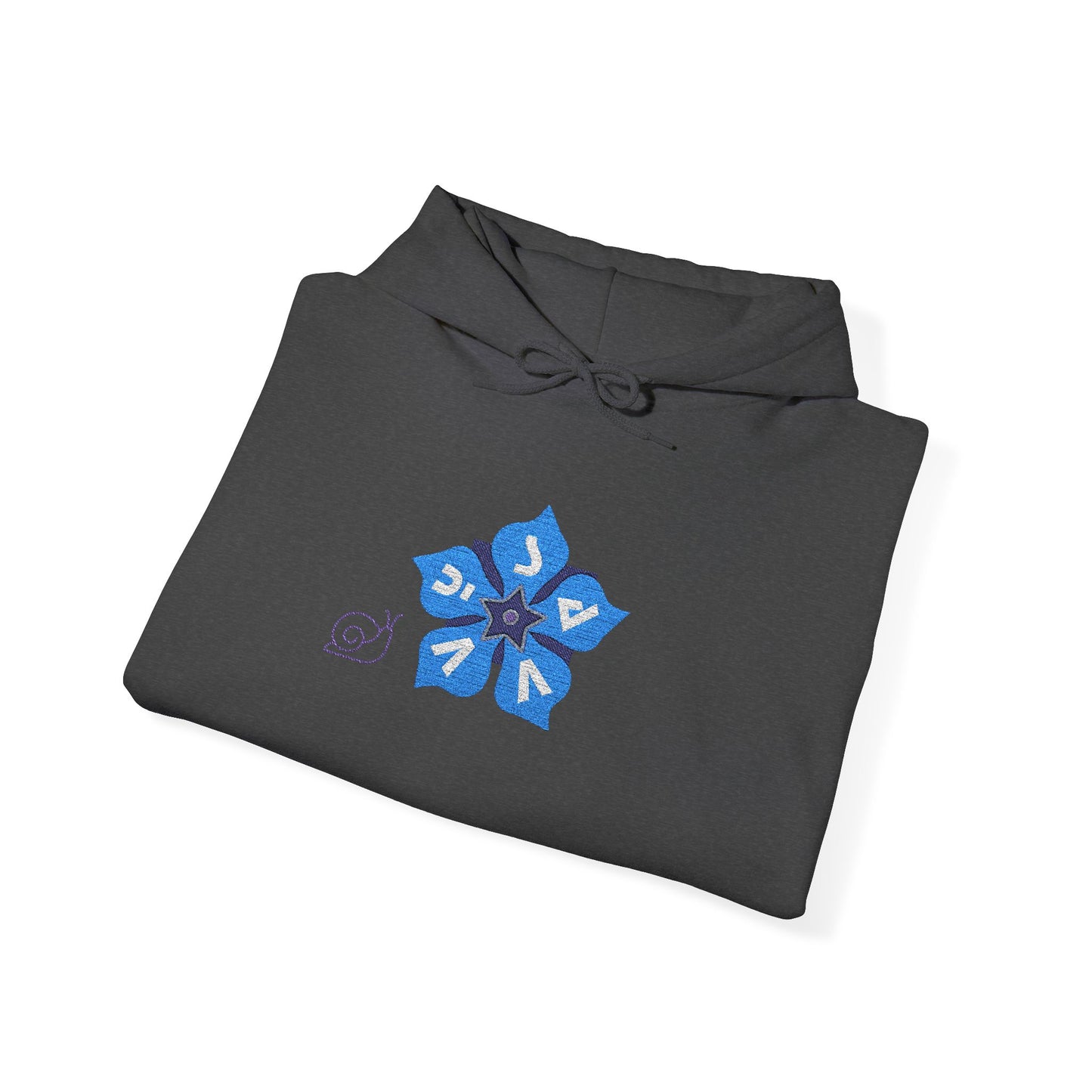 Periwinkle Petals - Unisex Heavy Blend™ Hooded Sweatshirt - Savvy Munk - Joy Chasers Club - Enjoy the Journey