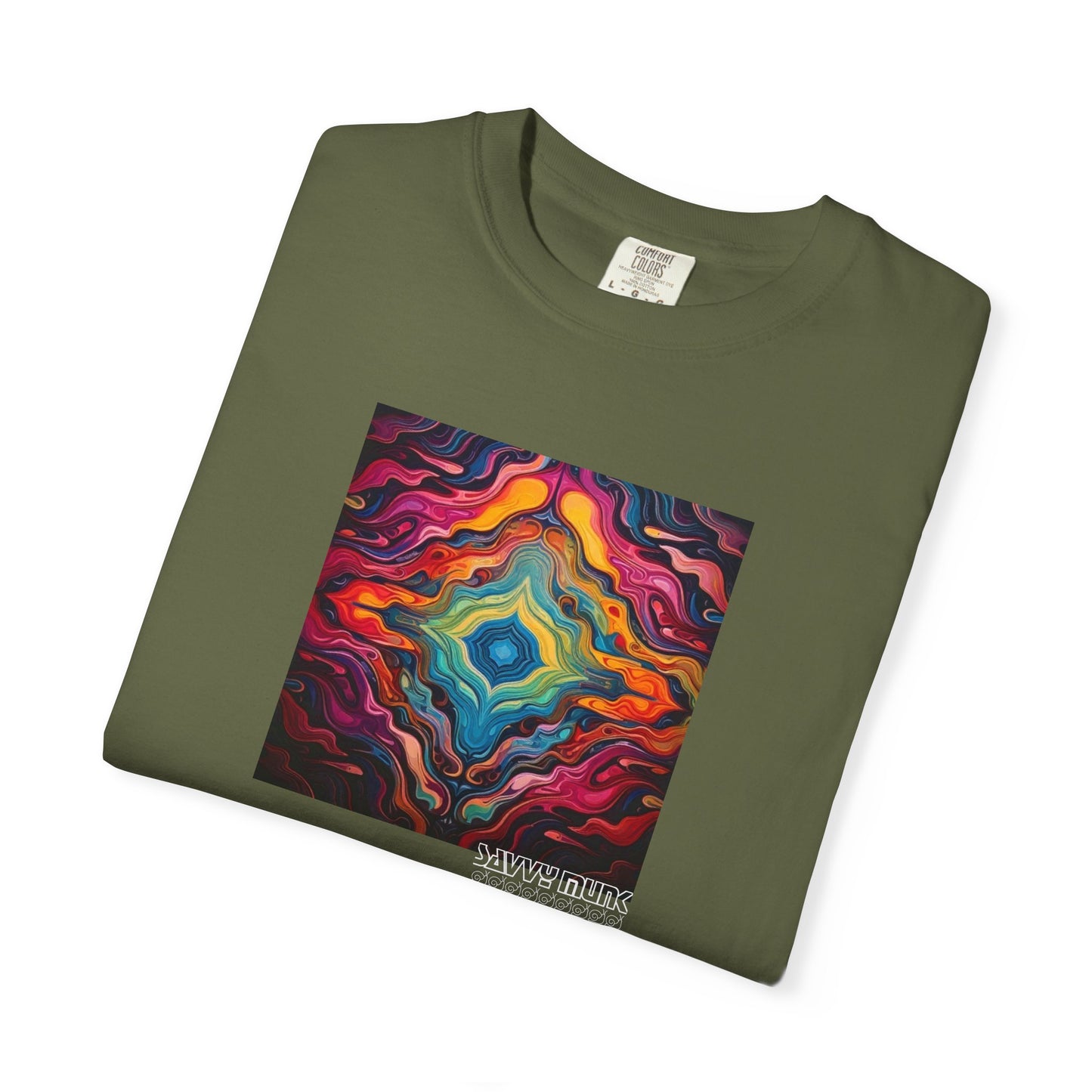 Dragons Mind - Savvy Munk - Unisex Garment-Dyed T-shirt - Festival Wear