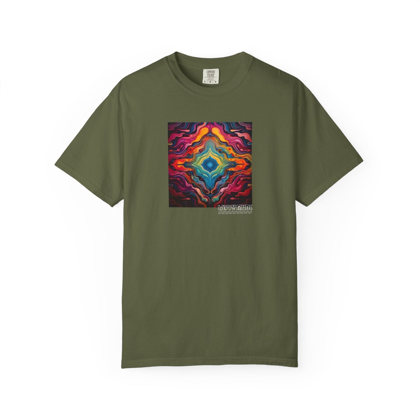 Dragons Mind - Savvy Munk - Unisex Garment-Dyed T-shirt - Festival Wear
