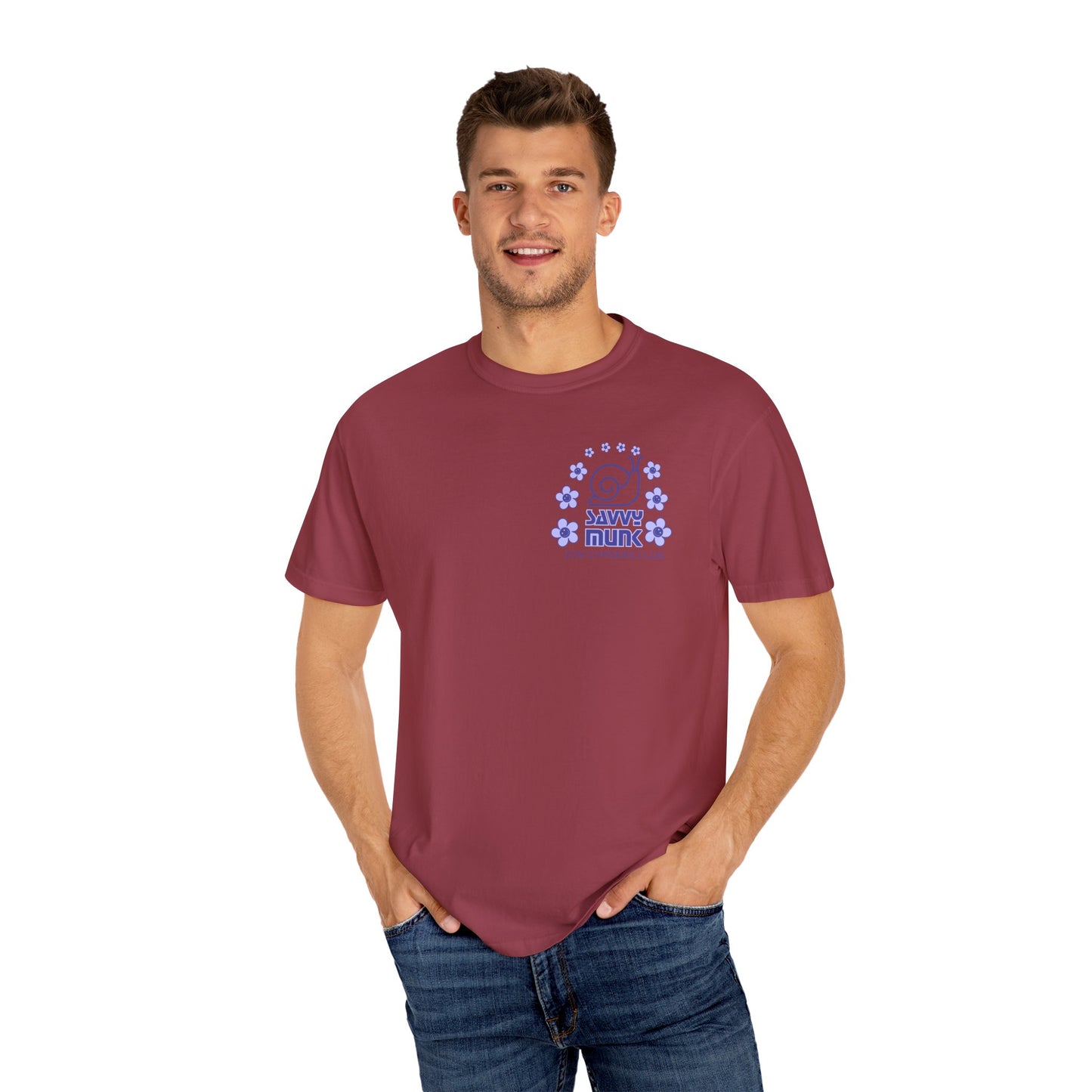 Savvy Munk - Otis under Flower Bow - Unisex T-Shirt