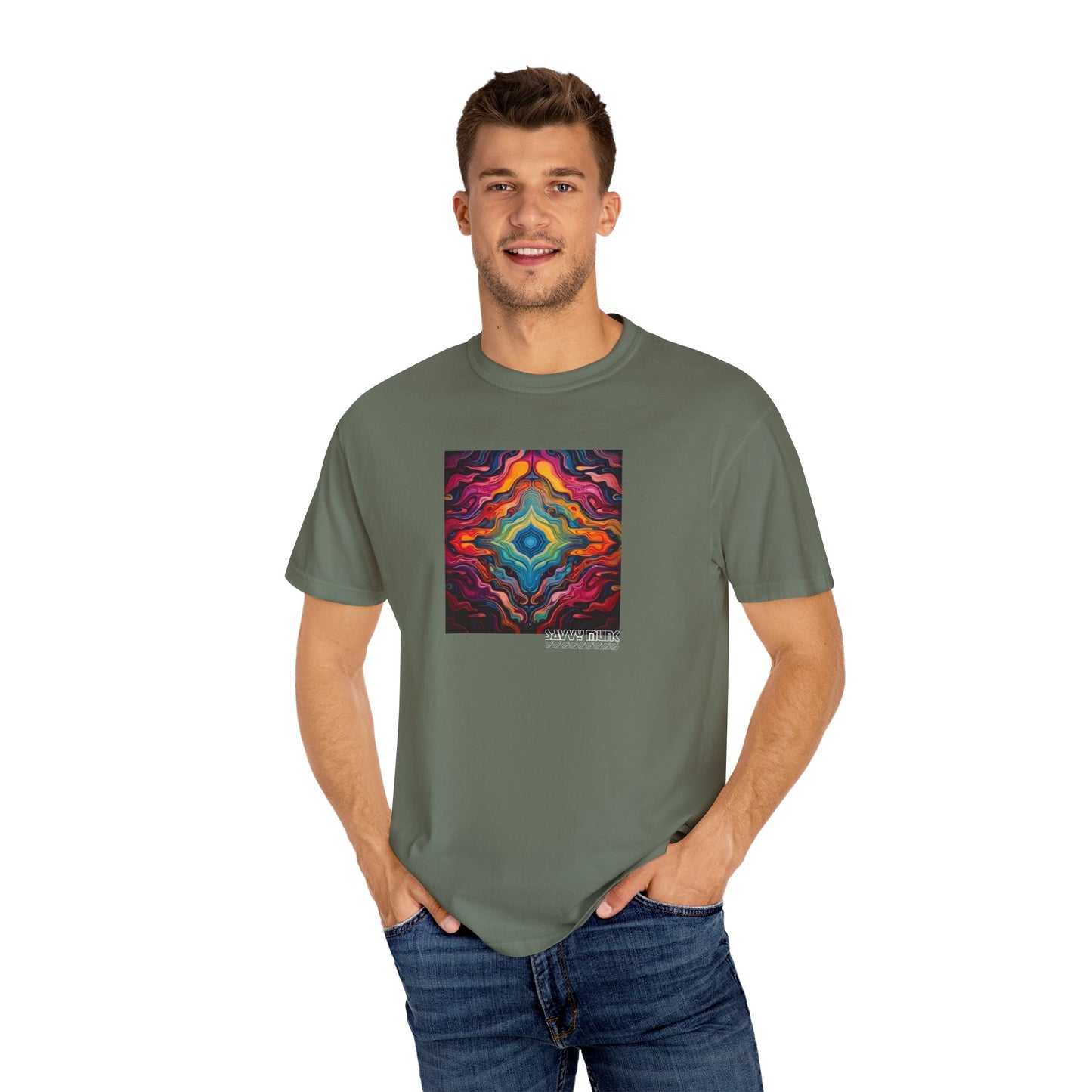 Dragons Mind - Savvy Munk - Unisex Garment-Dyed T-shirt - Festival Wear