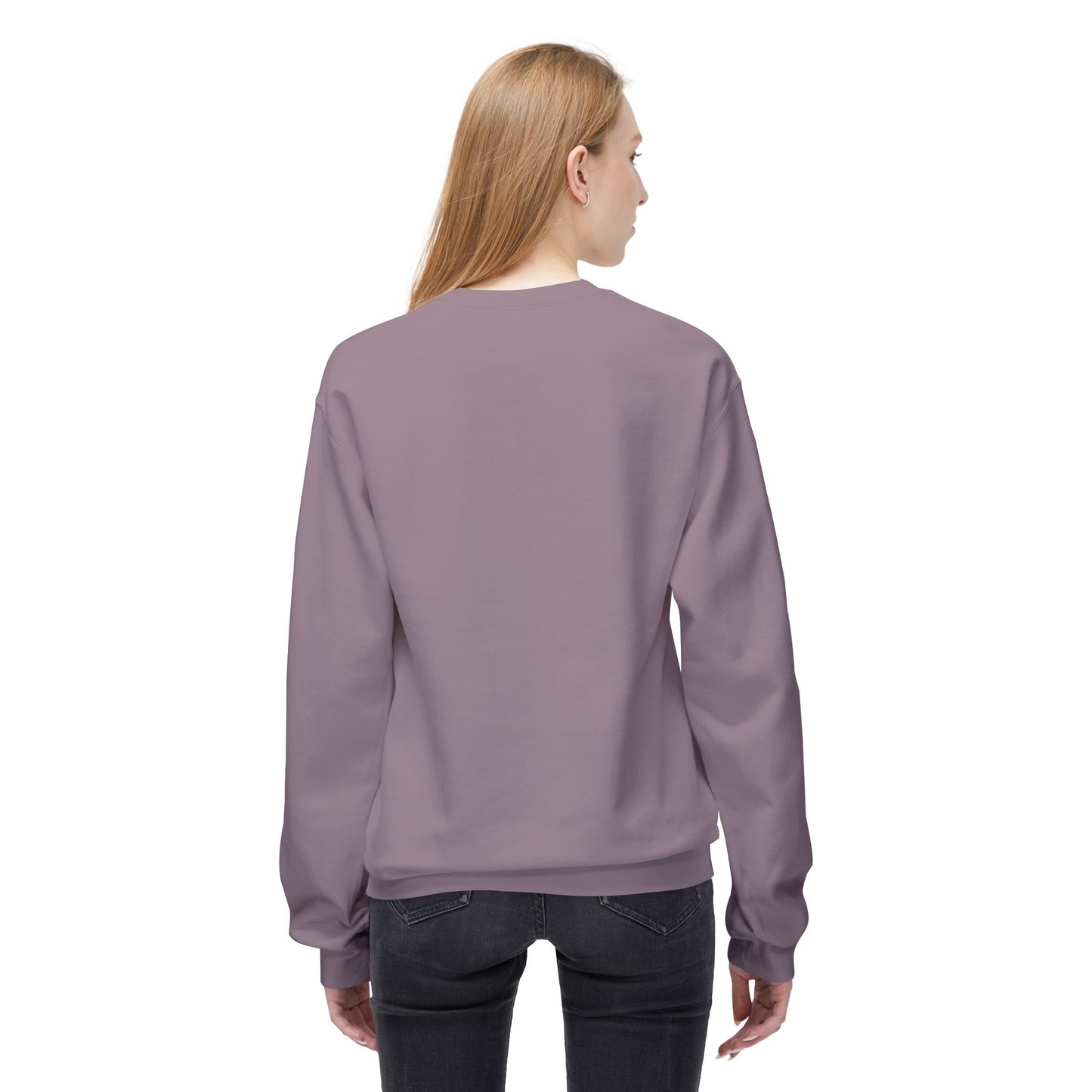 Tranquility Deer - Unisex Fleece Crewneck Sweatshirt, Bohemian Style, Cozy Gift, Nature Lover Apparel, Fall Fashion, Art Sweatshirt