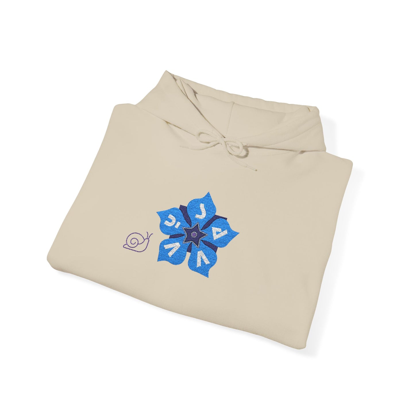 Periwinkle Petals - Unisex Heavy Blend™ Hooded Sweatshirt - Savvy Munk - Joy Chasers Club - Enjoy the Journey