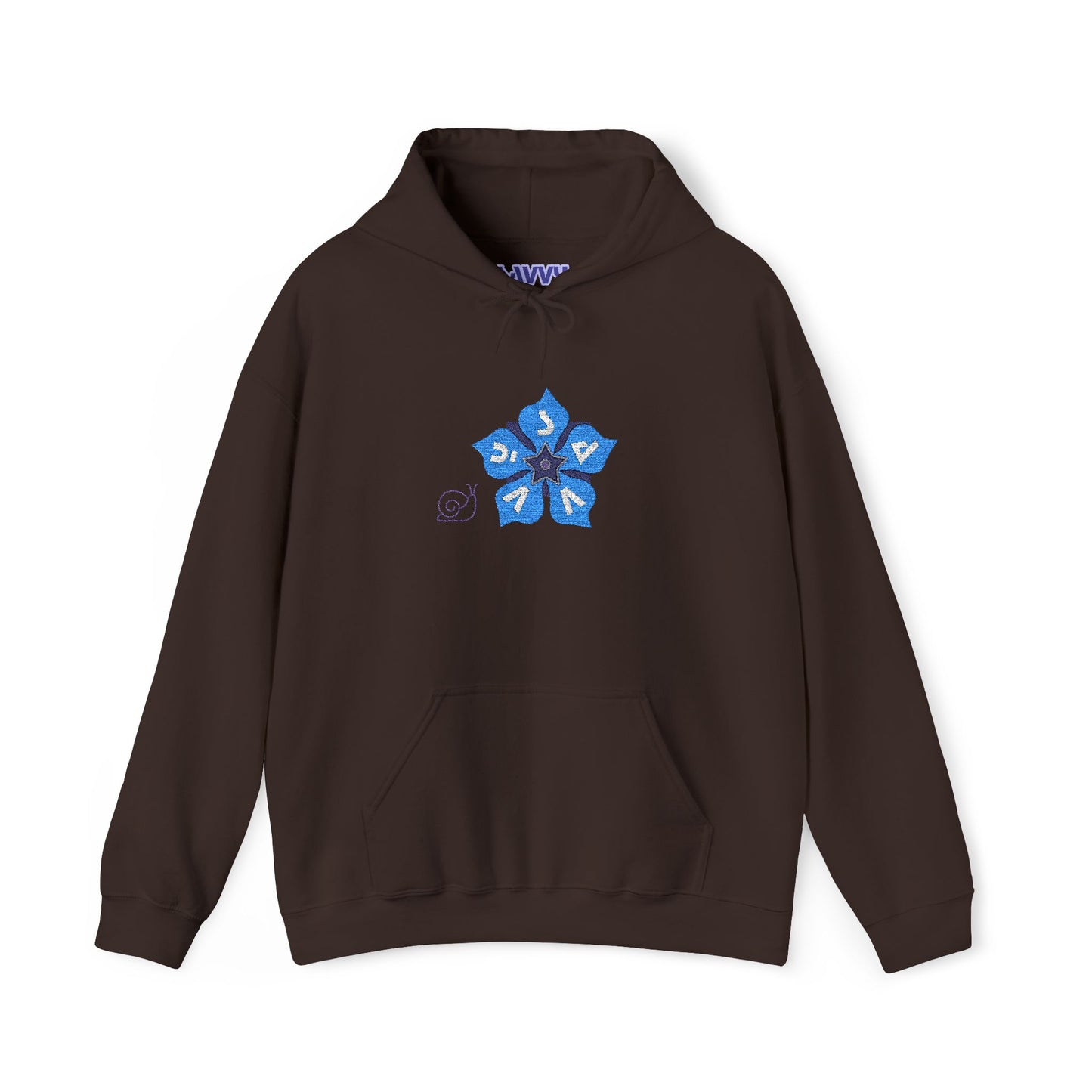 Periwinkle Petals - Unisex Heavy Blend™ Hooded Sweatshirt - Savvy Munk - Joy Chasers Club - Enjoy the Journey