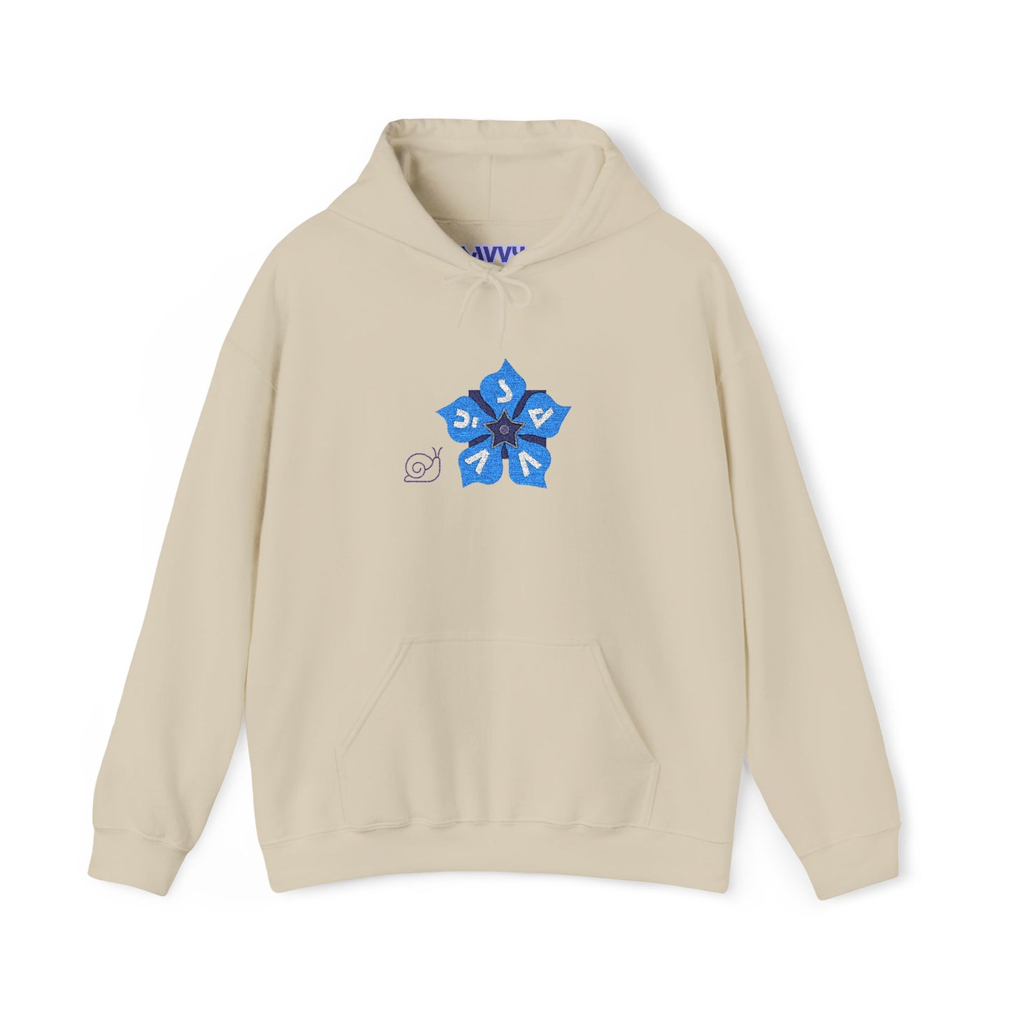Periwinkle Petals - Unisex Heavy Blend™ Hooded Sweatshirt - Savvy Munk - Joy Chasers Club - Enjoy the Journey