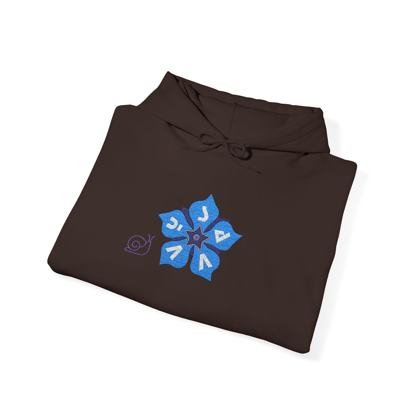 Periwinkle Petals - Unisex Heavy Blend™ Hooded Sweatshirt - Savvy Munk - Joy Chasers Club - Enjoy the Journey