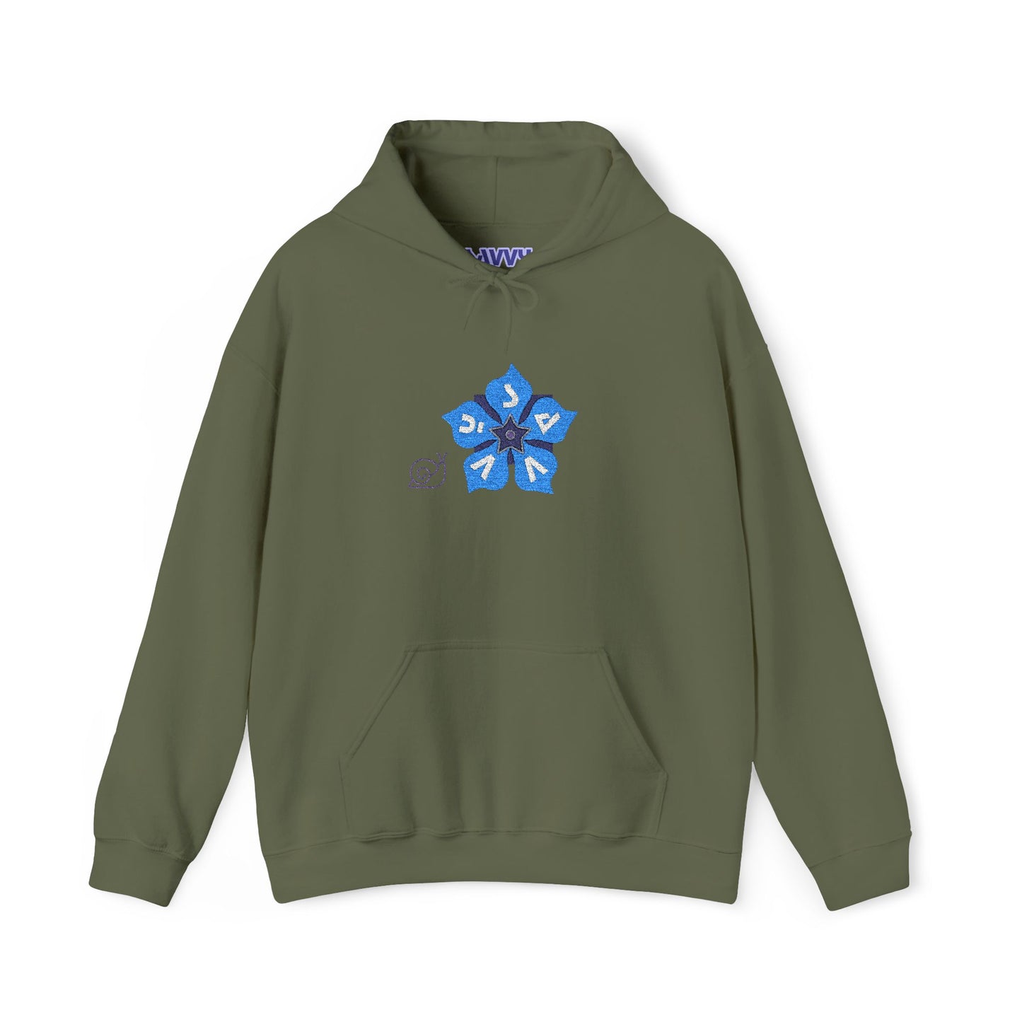 Periwinkle Petals - Unisex Heavy Blend™ Hooded Sweatshirt - Savvy Munk - Joy Chasers Club - Enjoy the Journey