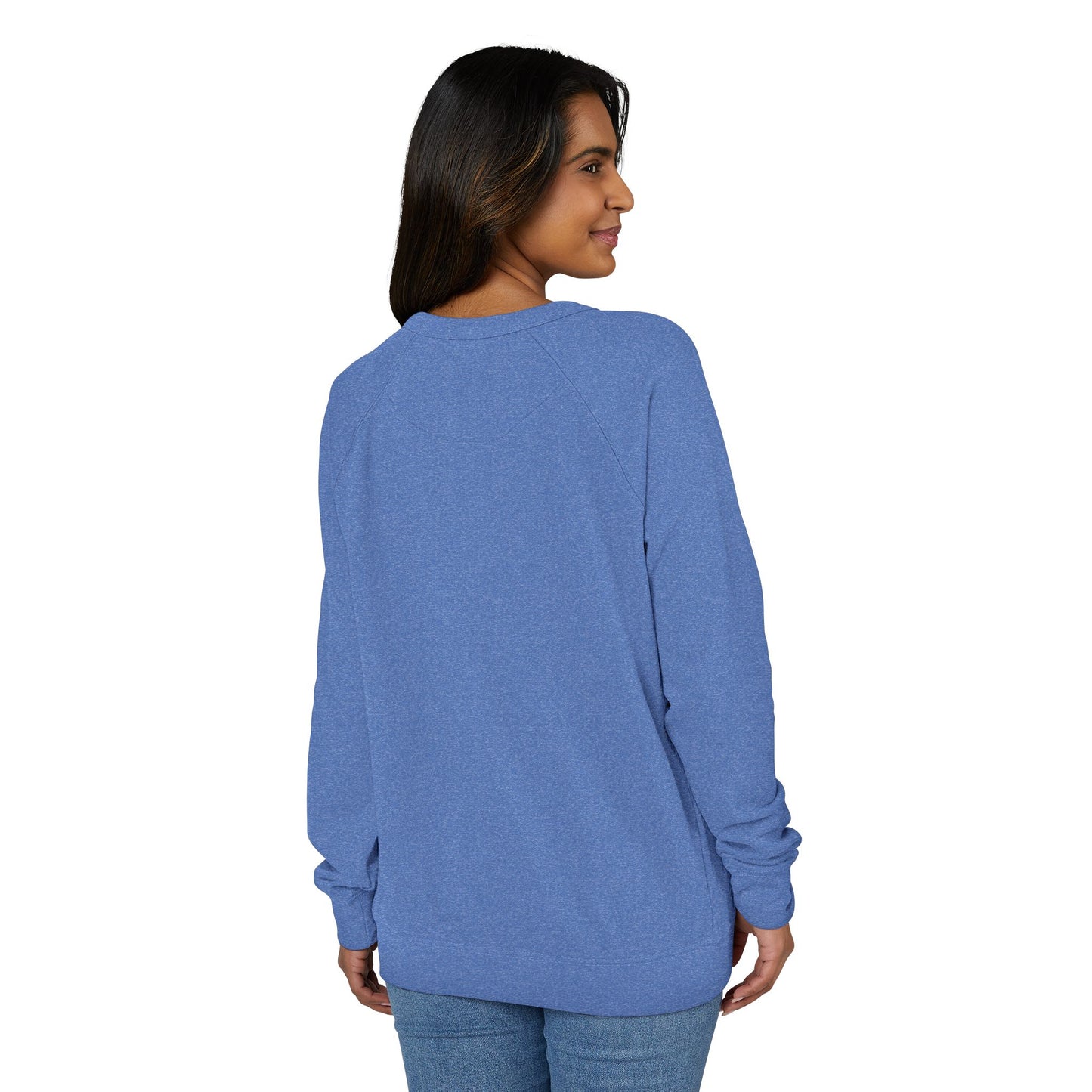 Periwinkle Snail Flower Crewneck Sweatshirt, Cozy Unisex Pullover, Relaxed Fit Top - Savvy Munk