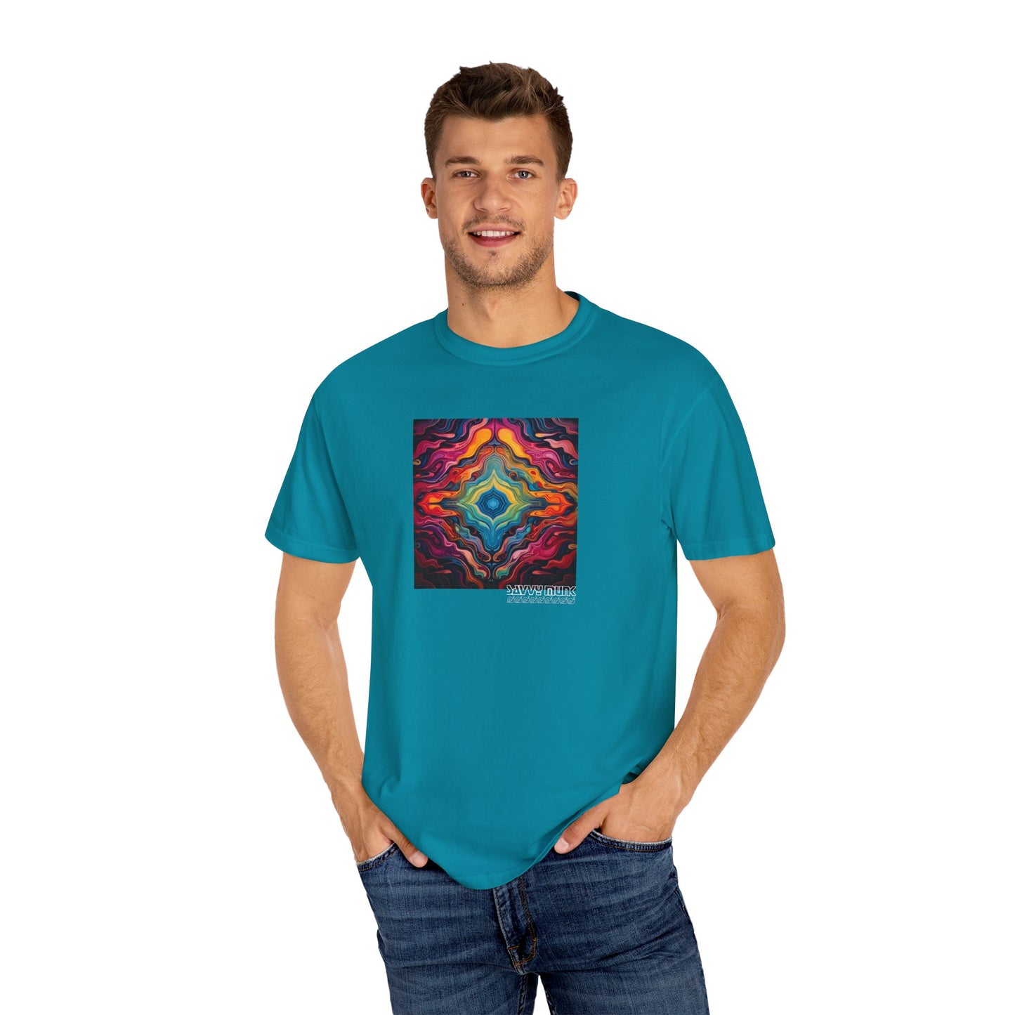 Dragons Mind - Savvy Munk - Unisex Garment-Dyed T-shirt - Festival Wear