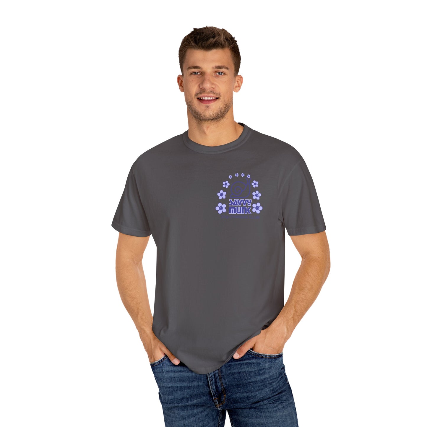 Savvy Munk - Otis under Flower Bow - Unisex T-Shirt
