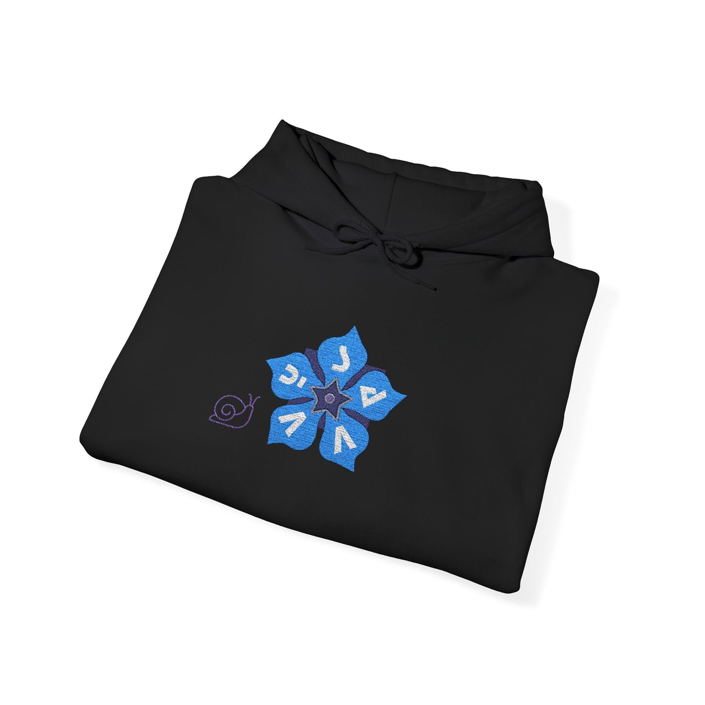 Periwinkle Petals - Unisex Heavy Blend™ Hooded Sweatshirt - Savvy Munk - Joy Chasers Club - Enjoy the Journey