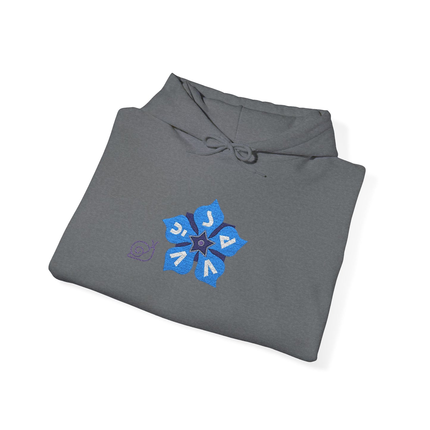 Periwinkle Petals - Unisex Heavy Blend™ Hooded Sweatshirt - Savvy Munk - Joy Chasers Club - Enjoy the Journey