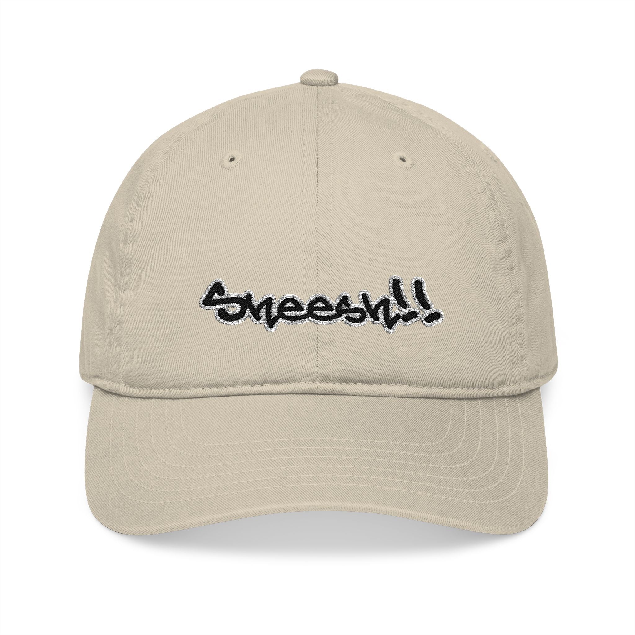 Savvy Munk - Sheesh!! Boi - Embroidered Organic Baseball Cap - Casual Style for Eco-Conscious Wearers