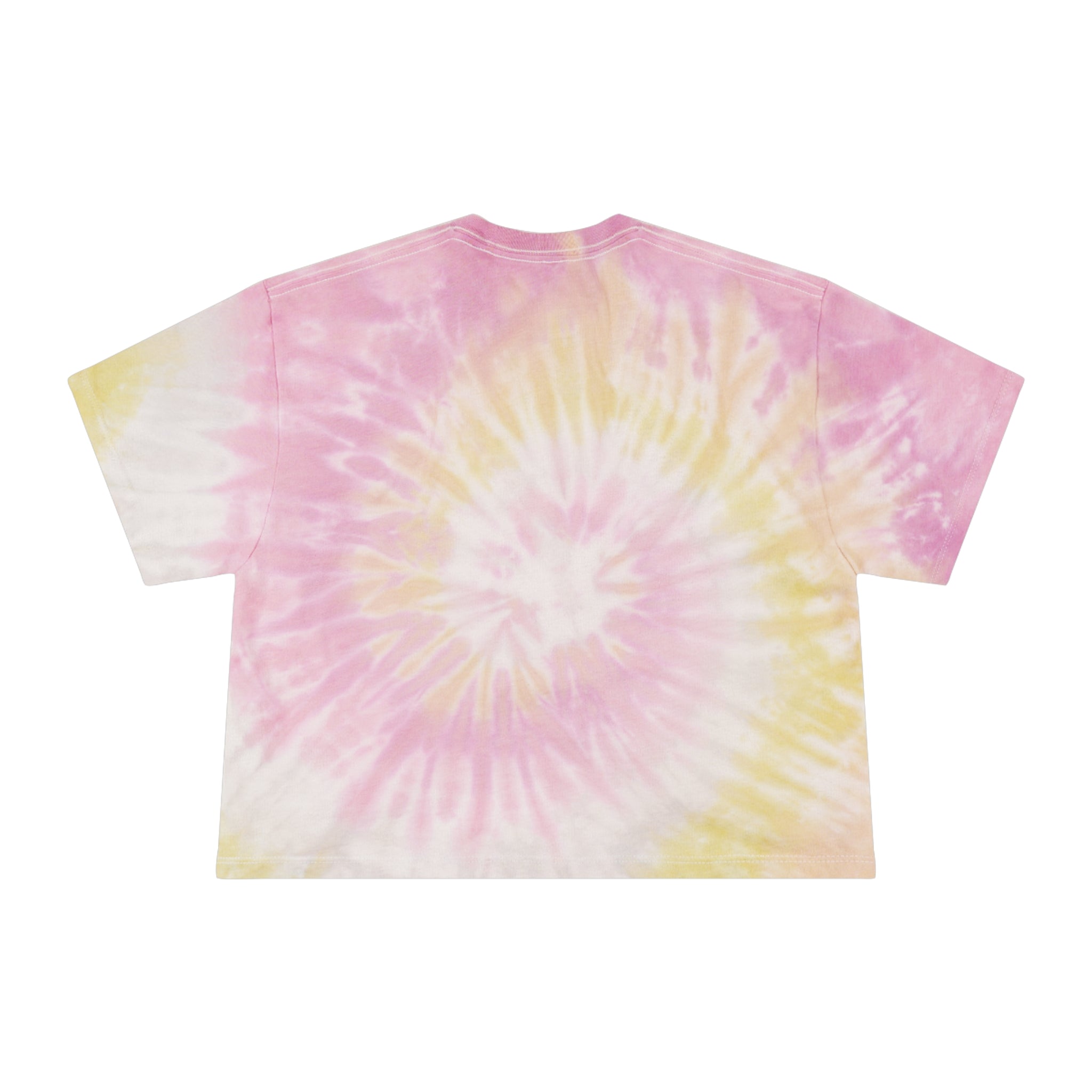 Women's Tie-Dye Crop Tee, Playful Summer Top, Casual Everyday Wear, Festival Fashion, Gift for Friends