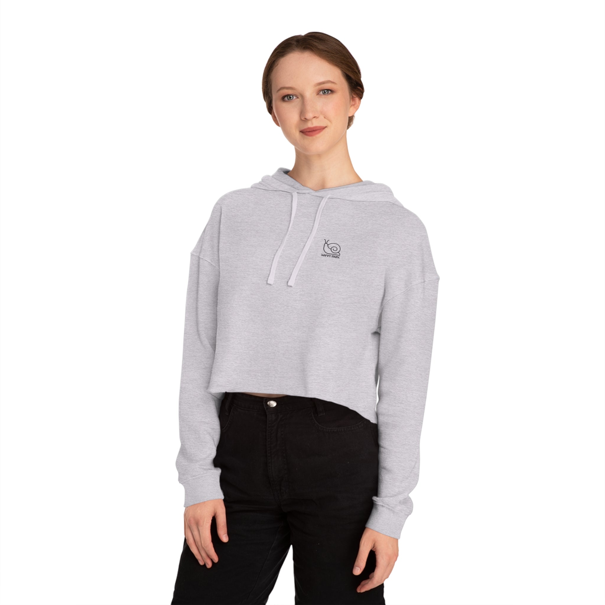 Abundance is a Mindset - Relaxed Cropped Hoodie - Savvy Munk - Joy Chasers Club