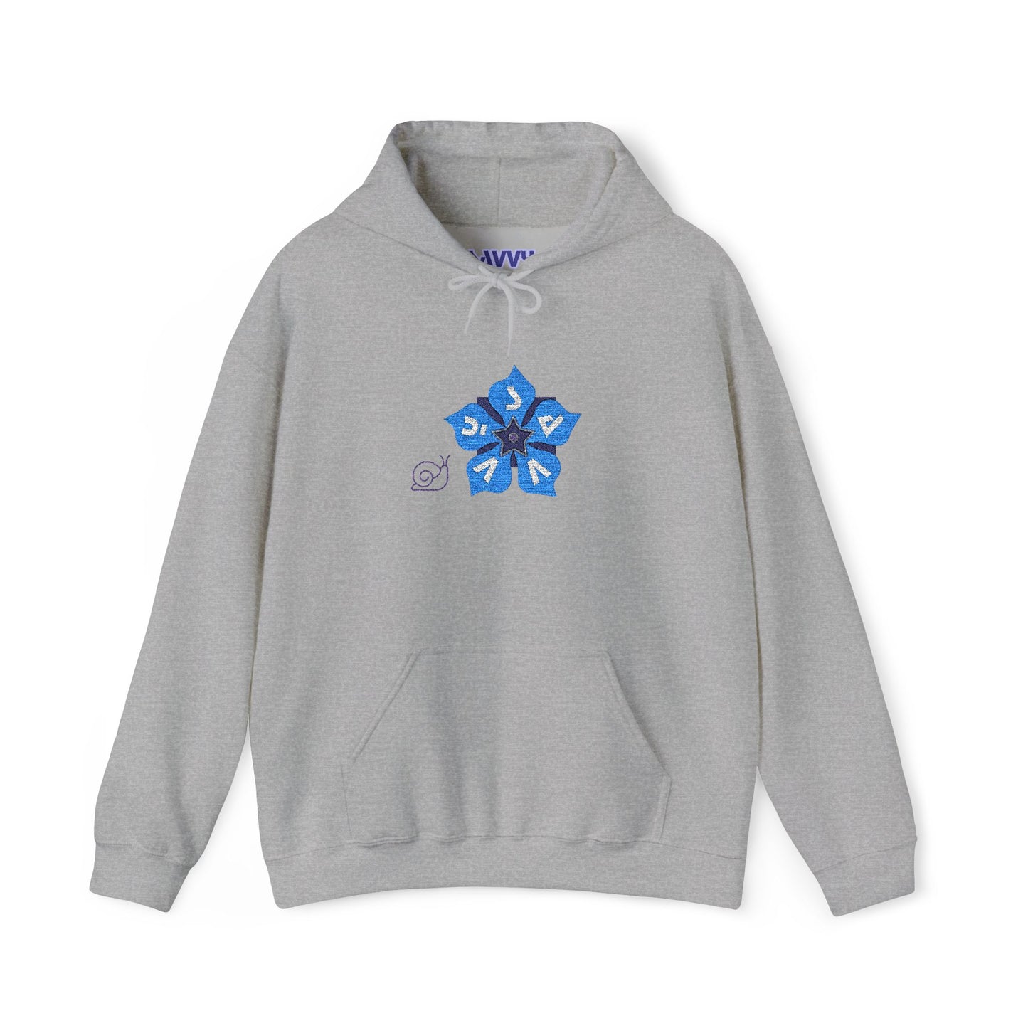 Periwinkle Petals - Unisex Heavy Blend™ Hooded Sweatshirt - Savvy Munk - Joy Chasers Club - Enjoy the Journey