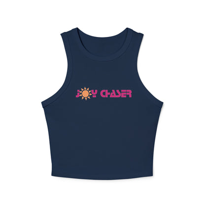 Joy Chaser Sun  - Women's Micro Rib Racer Tank Top