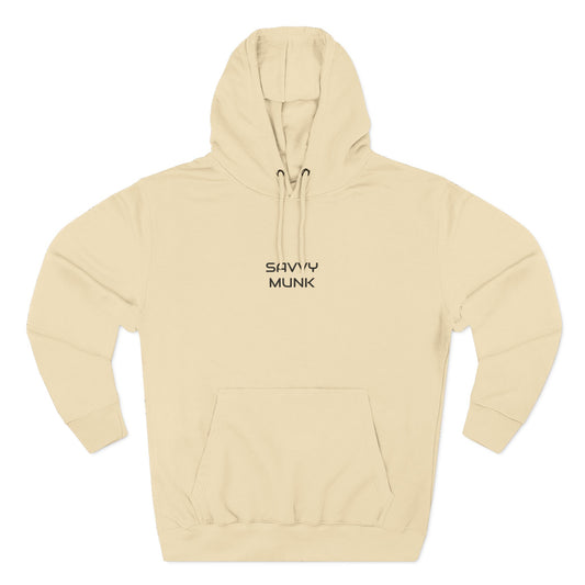 Savvy Munk - AudioWide -  Three-Panel Fleece Hoodie for Casual Comfort, Cozy Sweatshirt for Everyday Wear, Perfect for Gifting, Unisex Apparel