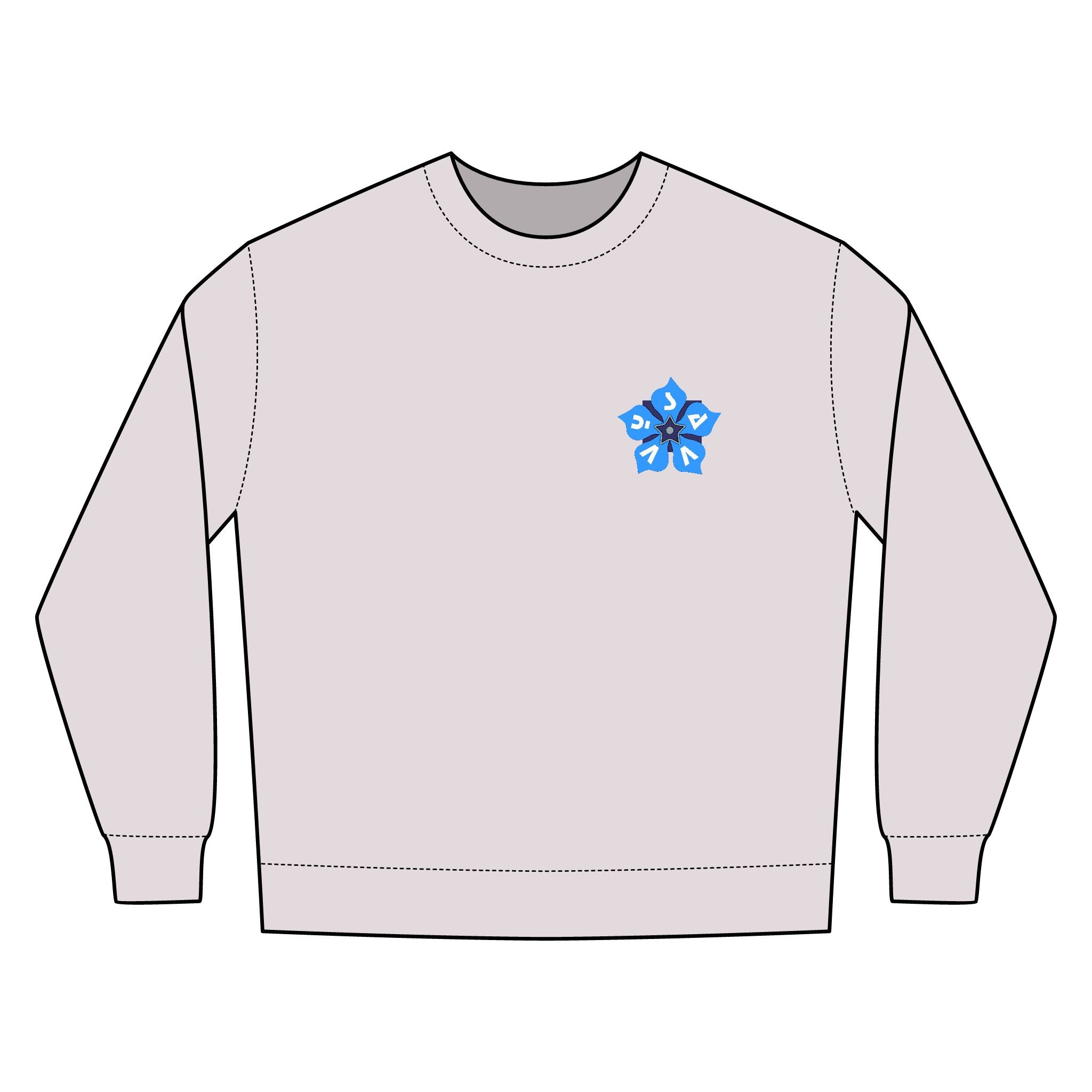 Savvy Munk - Flower Power Cozy Nantucket Crewneck Sweatshirt