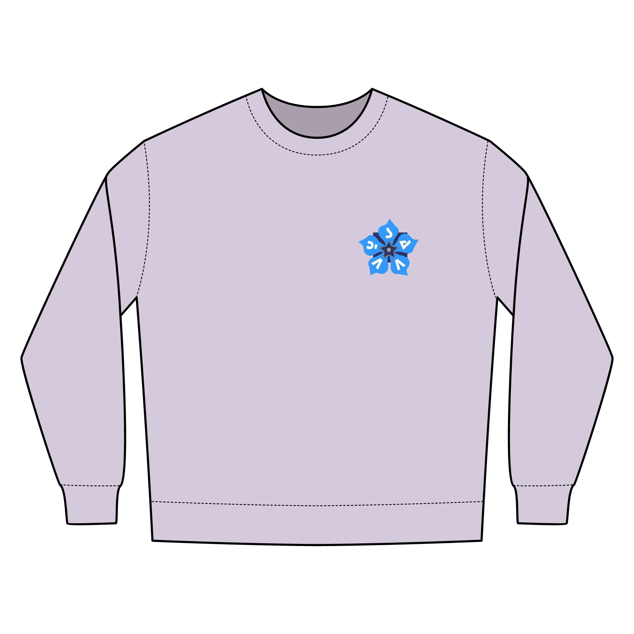 Savvy Munk - Flower Power Cozy Nantucket Crewneck Sweatshirt