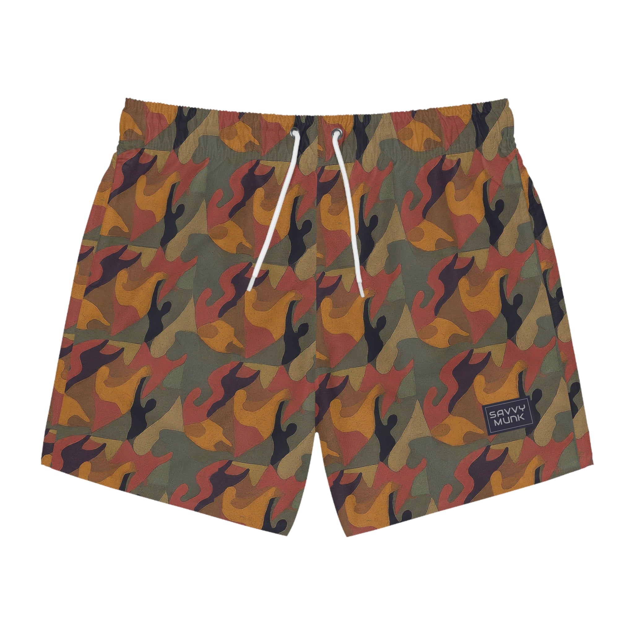 Unity Camo Print - Swim/Party/Dance Trunks - Stylish Shorts for Summer Fun
