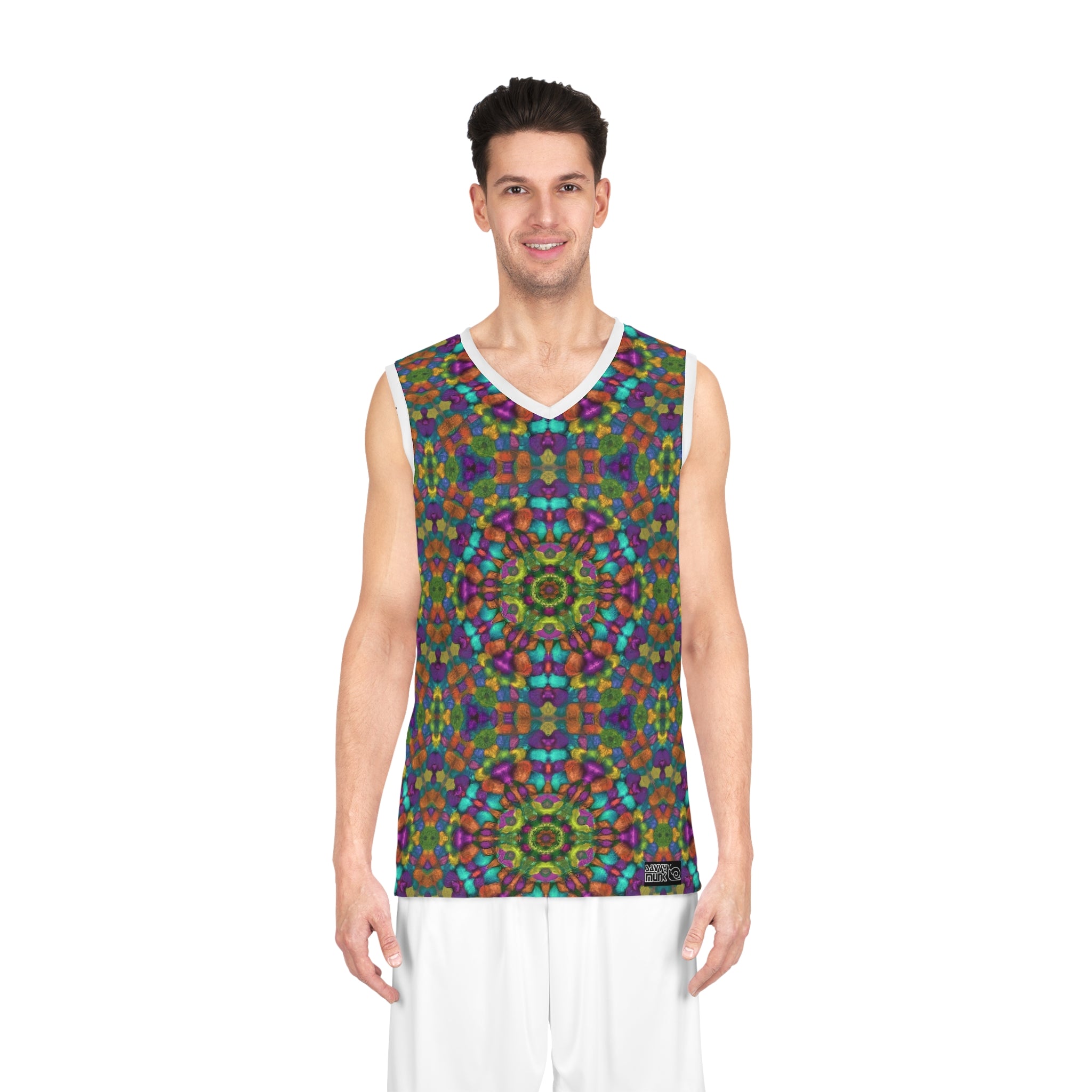 Grass Water - Basketball Jersey (AOP) - Dance all Night and Day
