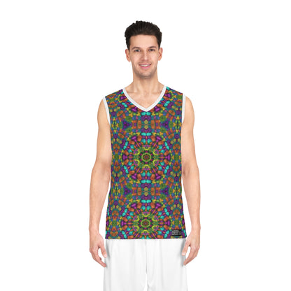 Grass Water - Basketball Jersey (AOP) - Dance all Night and Day