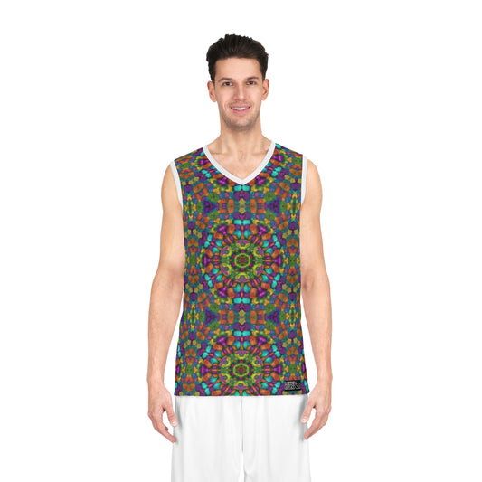 Grass Water - Basketball Jersey (AOP) - Dance all Night and Day