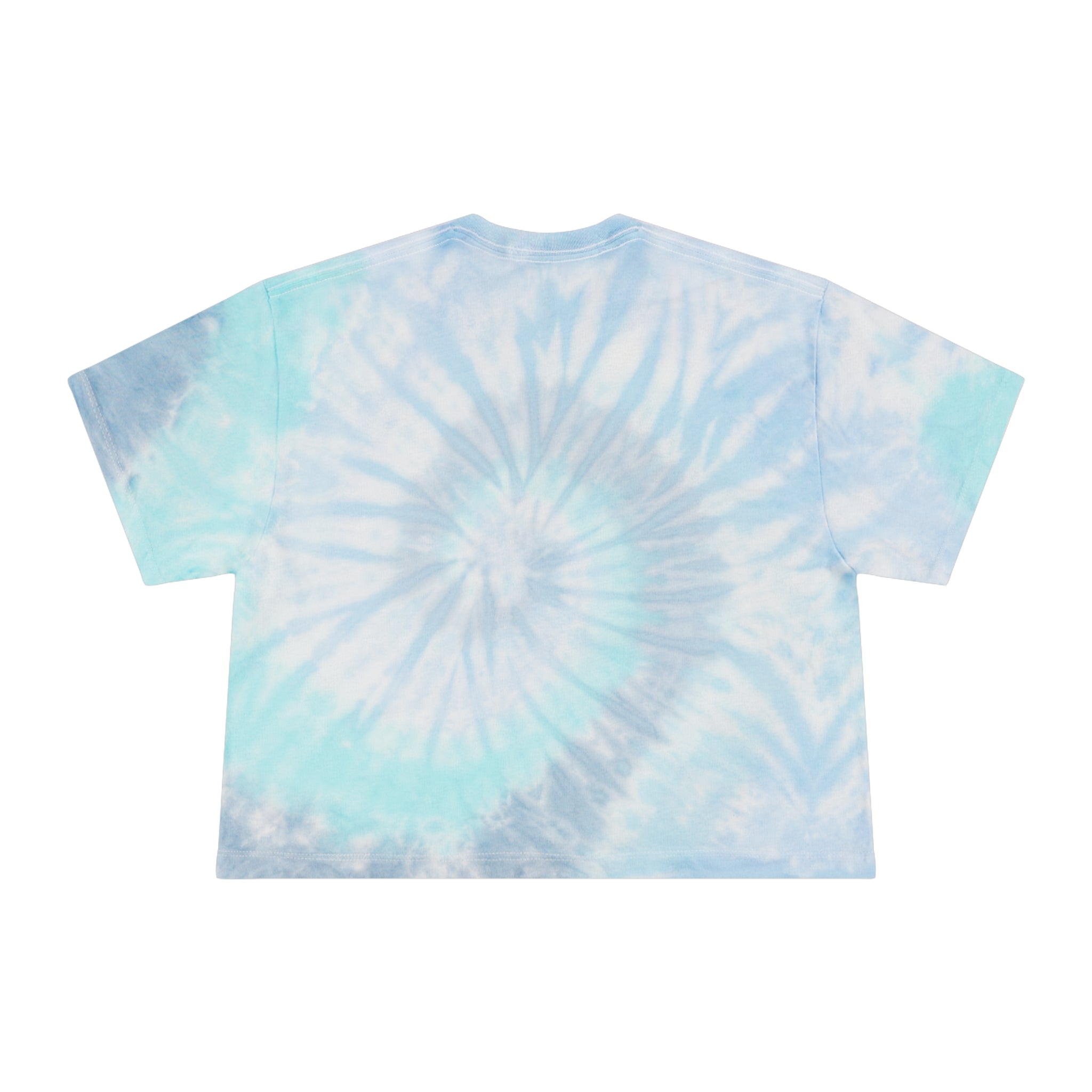 Women's Tie-Dye Crop Tee, Playful Summer Top, Casual Everyday Wear, Festival Fashion, Gift for Friends