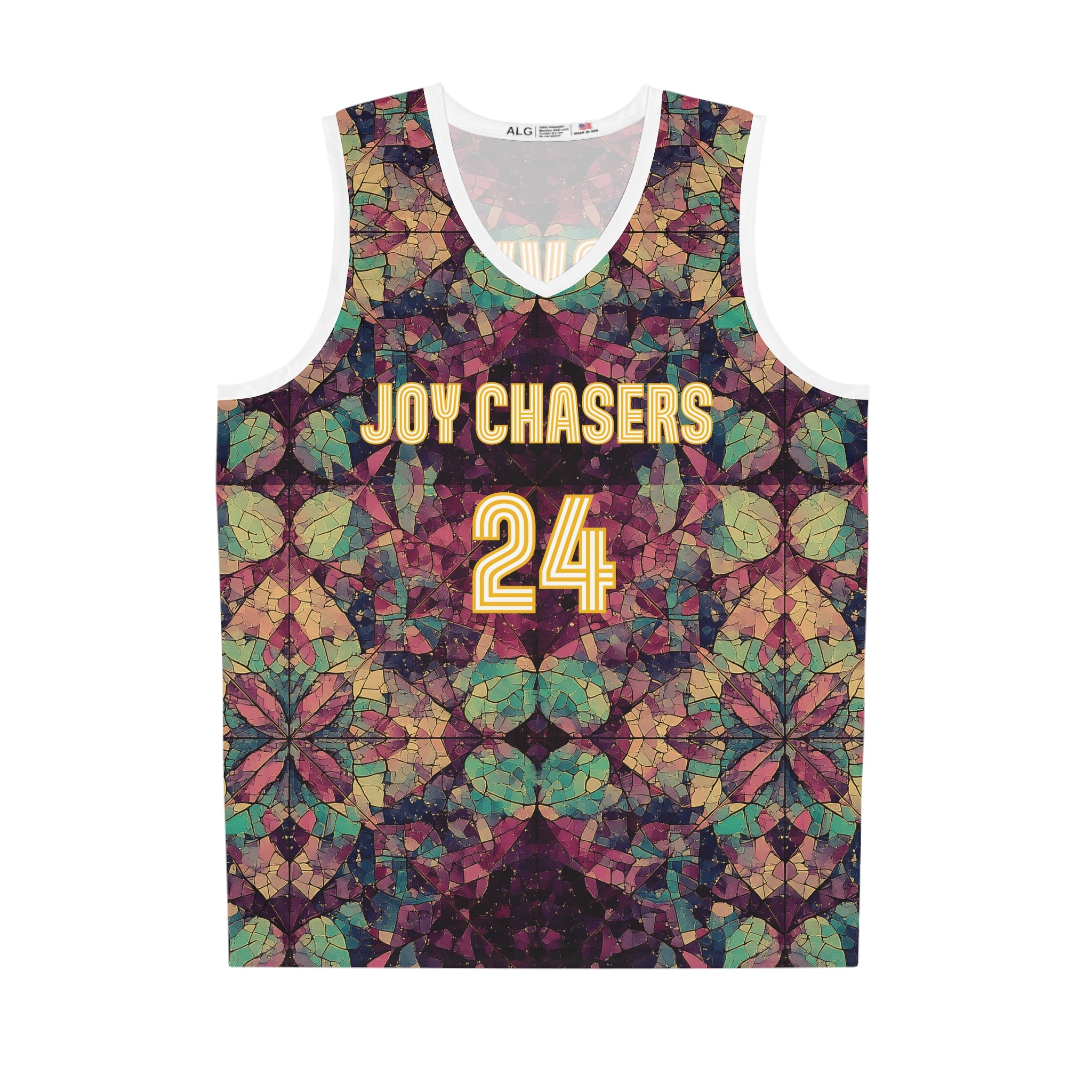 Joy Chasers The 4 Corners BRG Basketball/Dance all night and day Jersey - Unisex Festival Wear