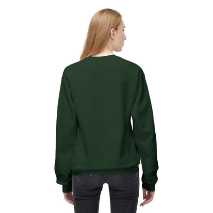 Tranquility Deer - Unisex Fleece Crewneck Sweatshirt, Bohemian Style, Cozy Gift, Nature Lover Apparel, Fall Fashion, Art Sweatshirt