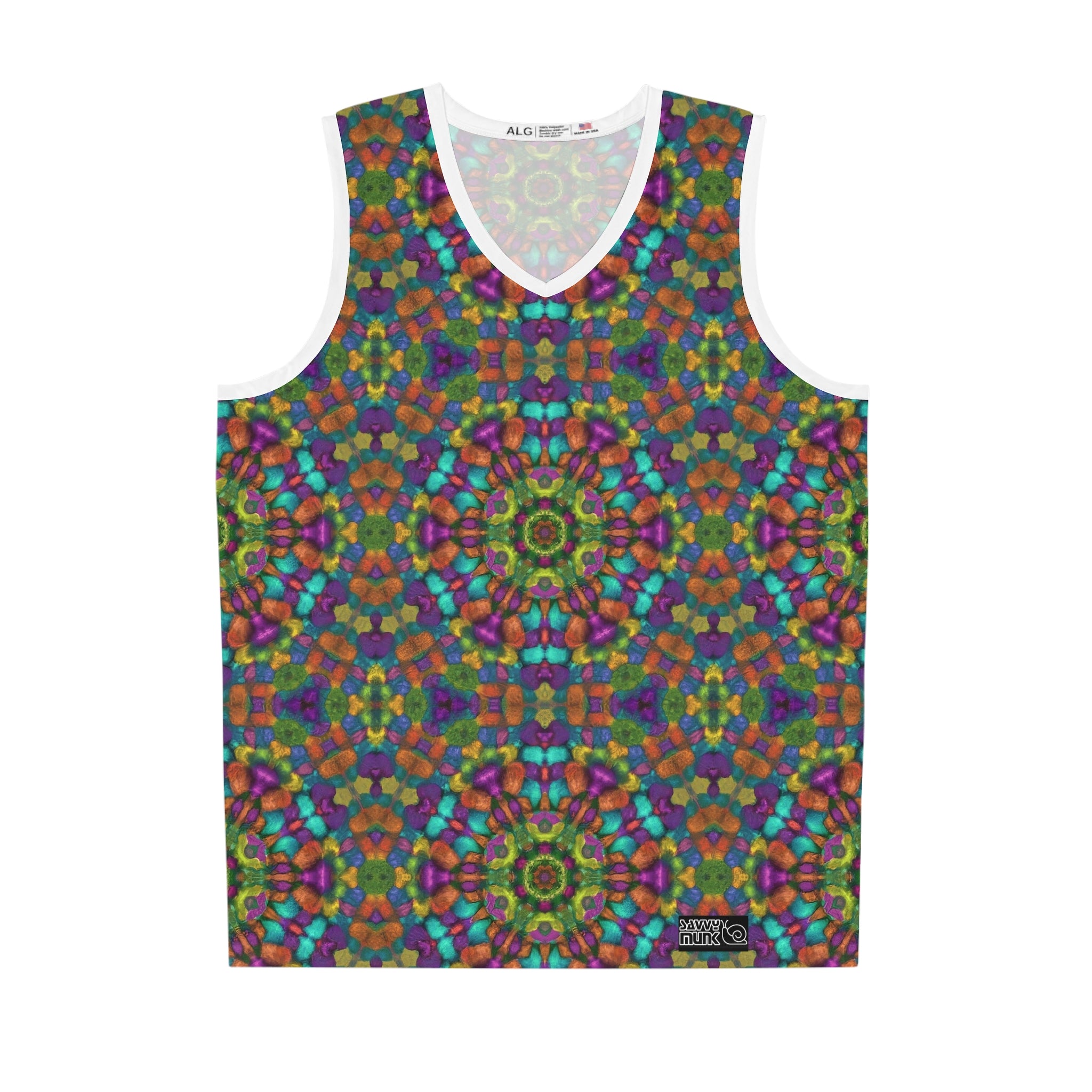 Grass Water - Basketball Jersey (AOP) - Dance all Night and Day