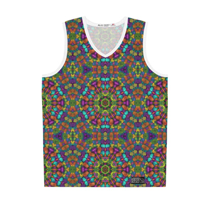 Grass Water - Basketball Jersey (AOP) - Dance all Night and Day