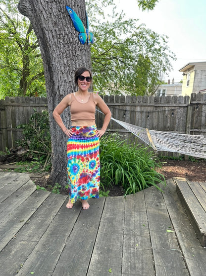 Sinker Long Skirt - Rainbow