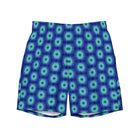Savvy Munk Donut Remix - Recycled Swim Trunks displayed flat, showcasing the full all-over graphic print design on premium fabric.